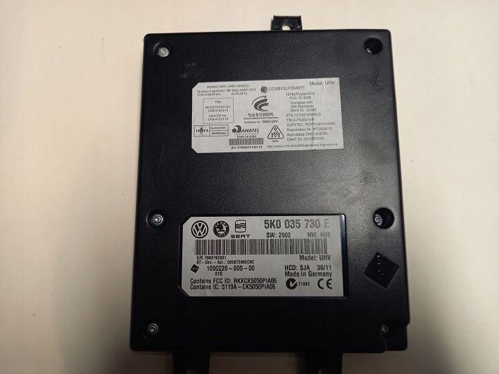 фото №1, Vw golf vi модуль bluetooth 5k0035730e