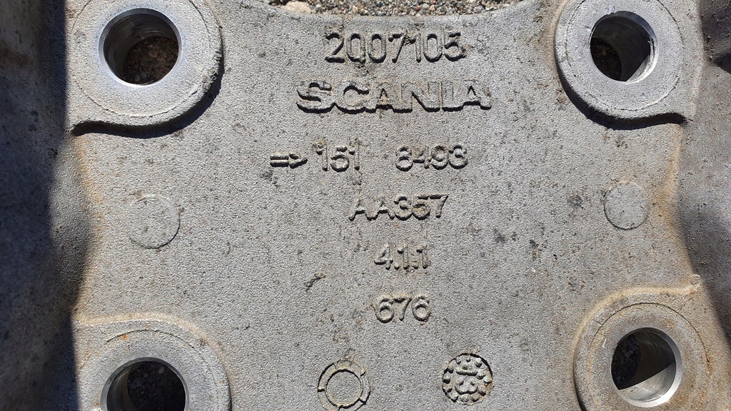 фото №4, Кронштейн подушки безопасности амортизатора кабины scania r