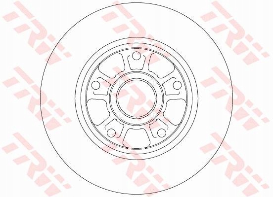 фото №2, Тормозные диски i тормозные колодки задняя trw renault megane fluence
