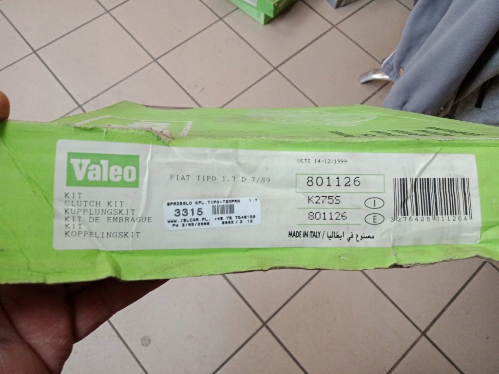 фото №7, Fiat uno td сцепление диск прижим valeo 801343