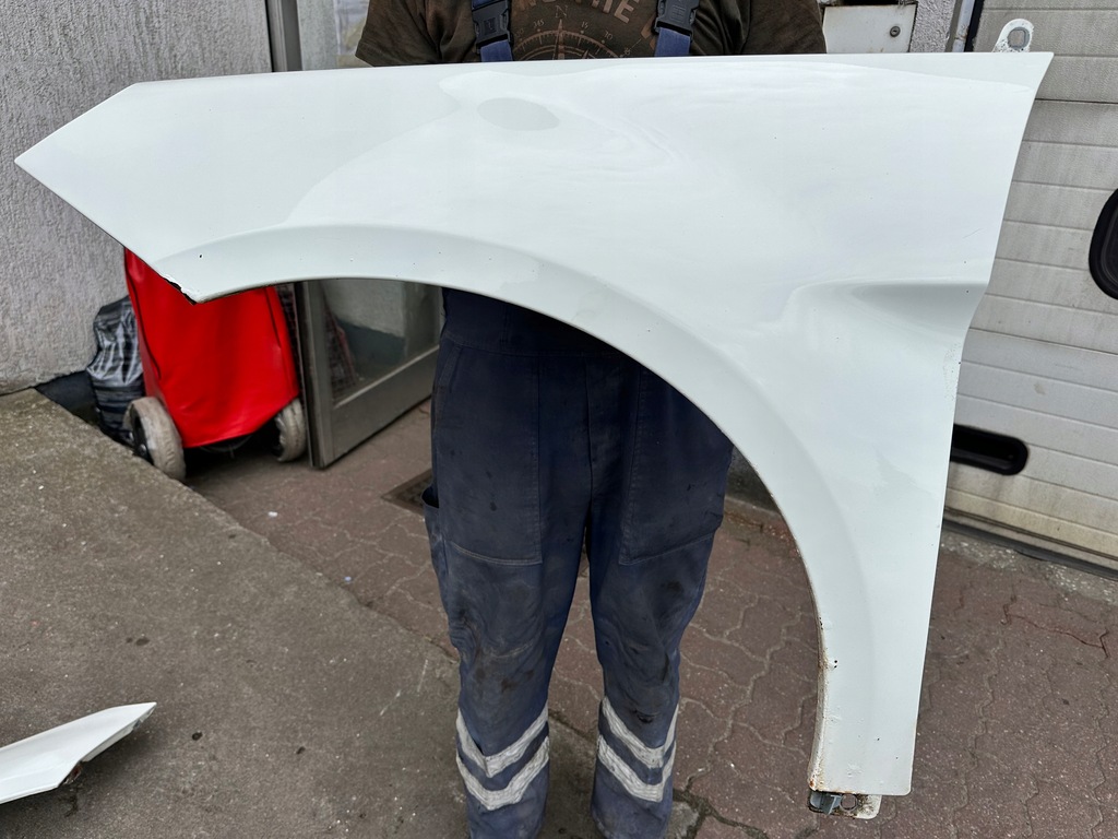 фото №8, Mercedes b klasa w245 крила перед передній лівий білий лак 650