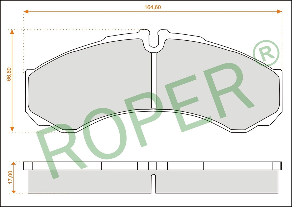 фото №1, Тормозные колодки тормозные roper