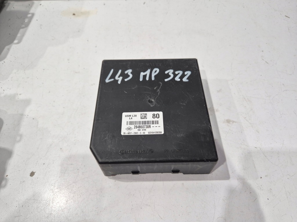 фото №1, Модуль блок управления usm l38 коробка предохранителей renault latitude 284b60738r