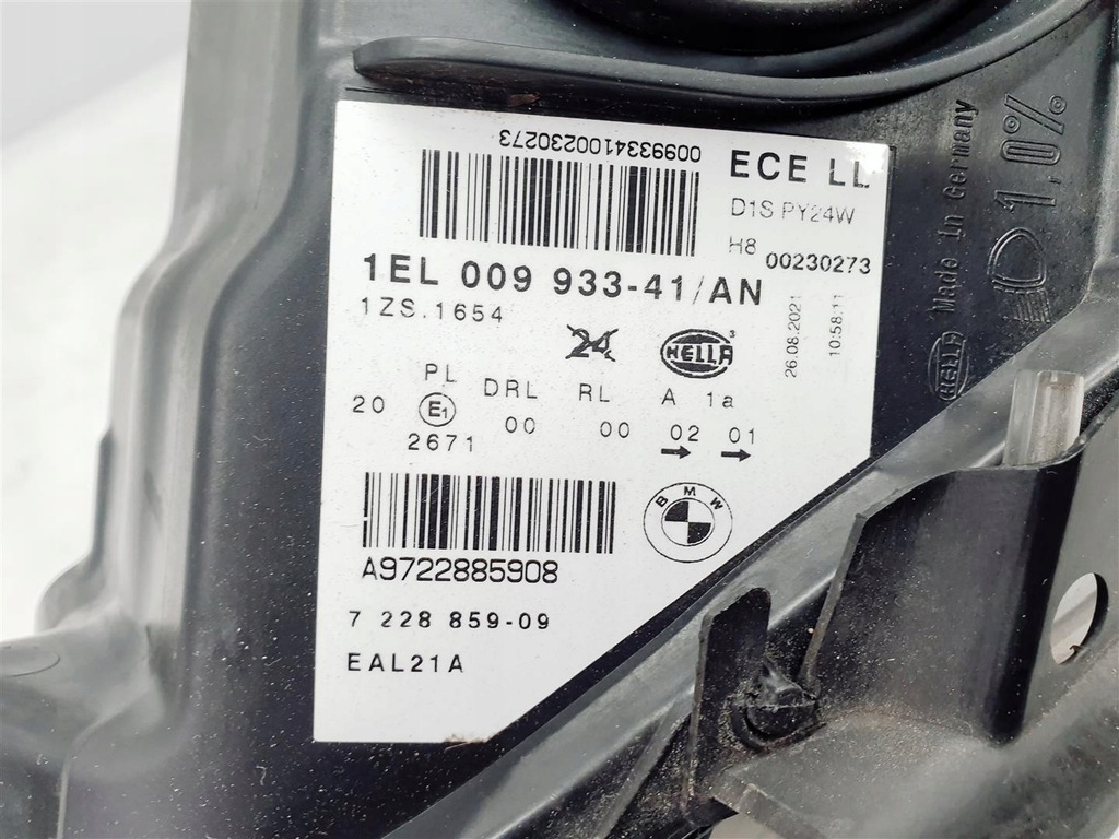 фото №13, Bmw z4 e89 09-13r левая лампа перед ксенон некорректируемый ory eu !!!