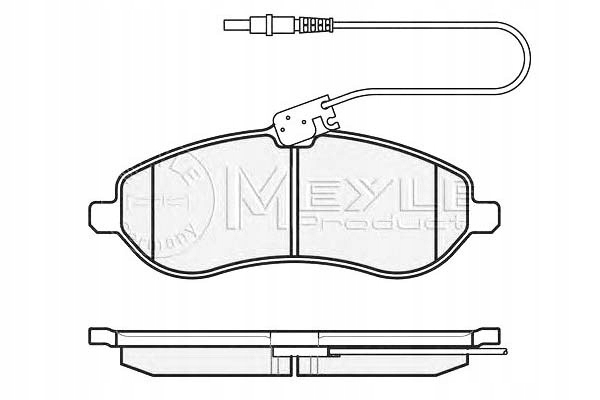 фото №1, Meyle гальмівні колодки гальмівні citroen перед jumpy scudo e
