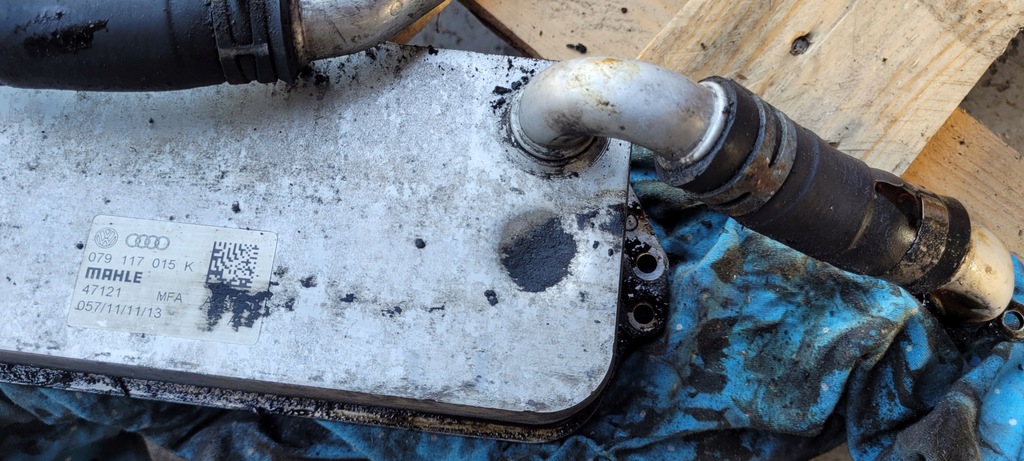 фото №5, S7 4g a7 радиатор масла 4.0 tfsi 079117015k s6 a6 c7