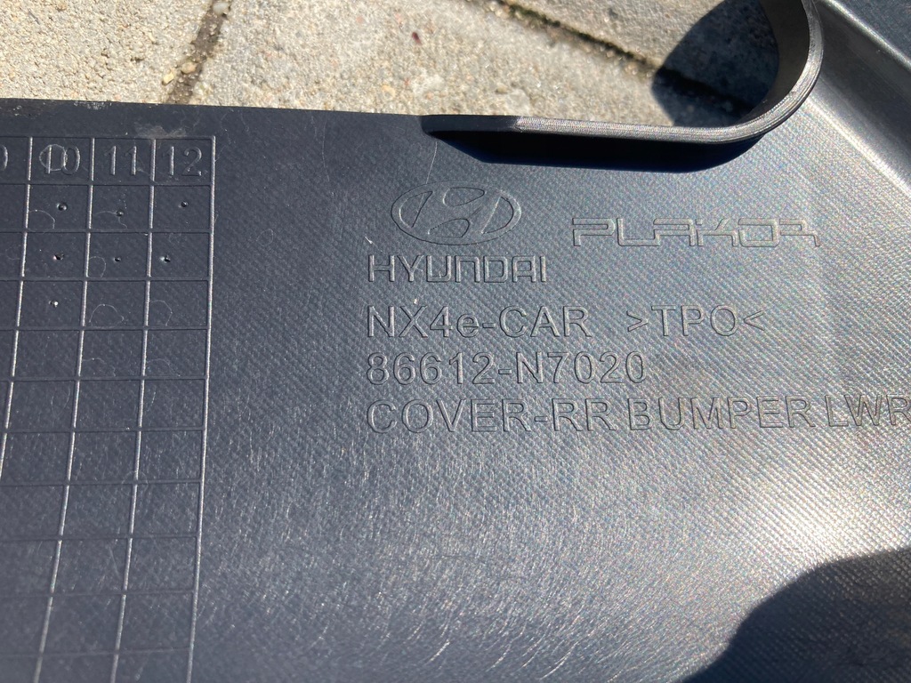 фото №9, Hyundai tucson iv 4 спойлер диффузор накладка бампер бампер задняя 86612n7020