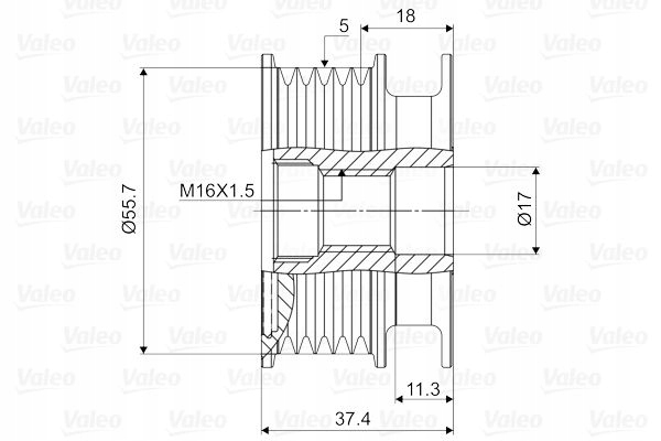 Шків генератора renault Доставка