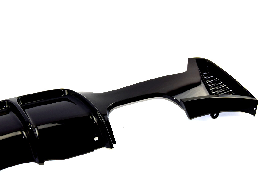 фото №14, Диффузор бампера заднего do bmw 4 f32 f33 f36 спойлер abs глянцевый sobmart