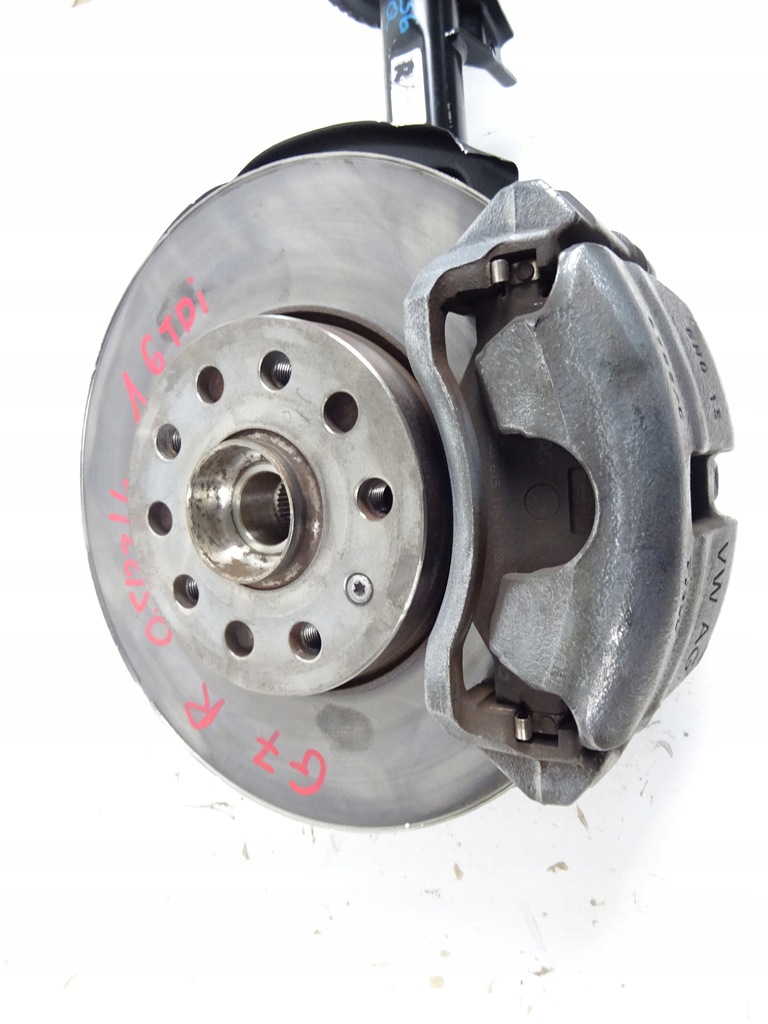 фото №15, Vw golf 7 vii 1.6 tdi амортизатор поворотный кулак правая 5q0256q 5q0413023fh