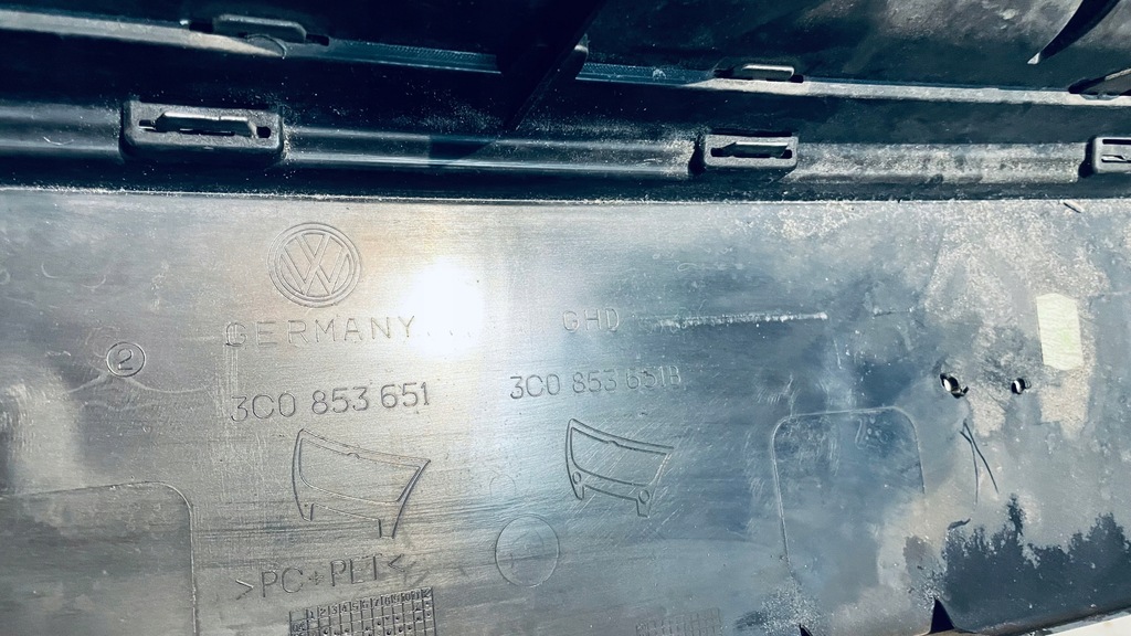 фото №10, Решітка радіатора решітка радіатора бампера passat b6 4motion 3c0853651b