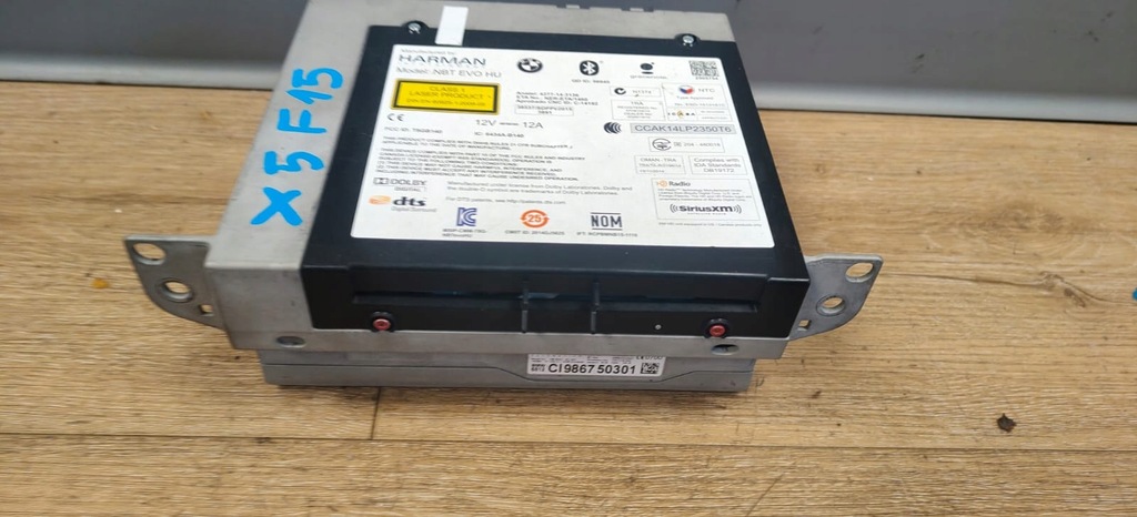 фото №1, Bmw x5 f15 радио навигация 986750301