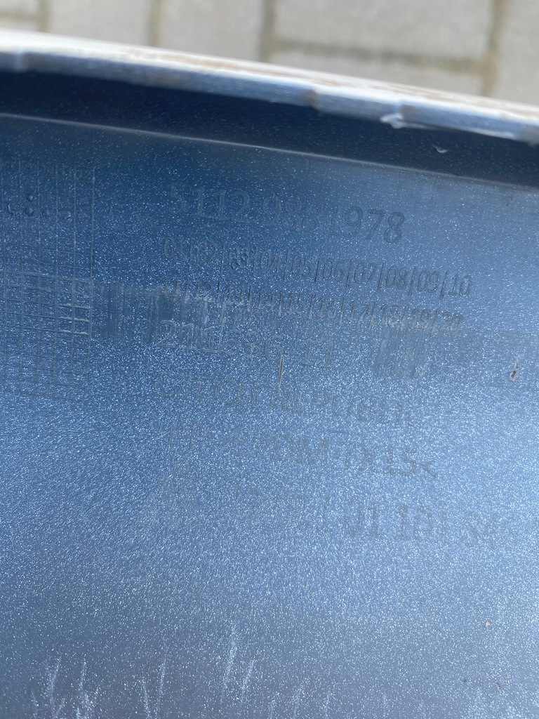 фото №8, Bmw x1 u11 m-pakiet накладка w бампер задній задня