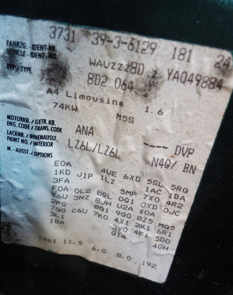 фото №8, Audi a4 b5 lift 1999-01 решётка обдув боковая с консоли правая lub левая