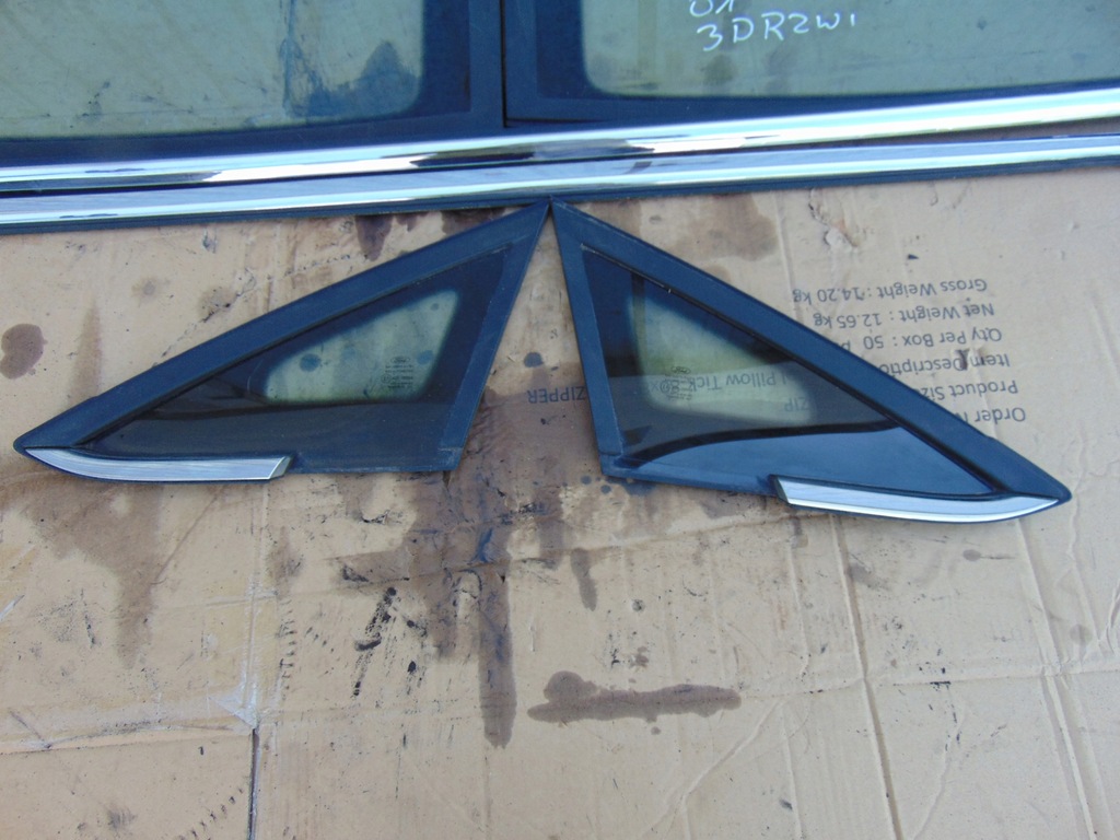 фото №7, Накладки ущільнювачі скло хром ford fiesta mk7