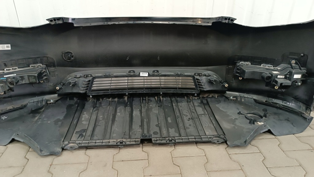 Бампер перед передний tesla model y 20- / drl x2 + защита в Украине