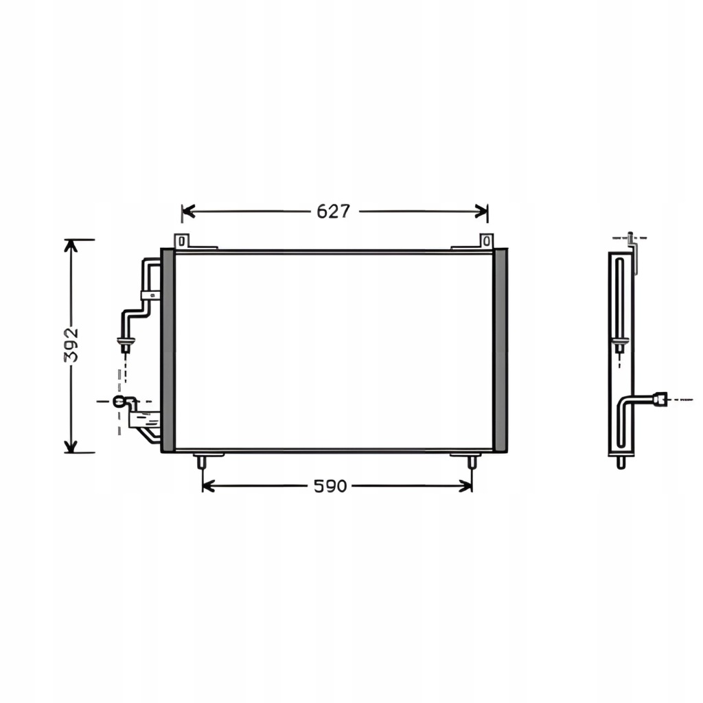 фото №1, Конденсатор do peugeot 406 95-99 sedan./kombi