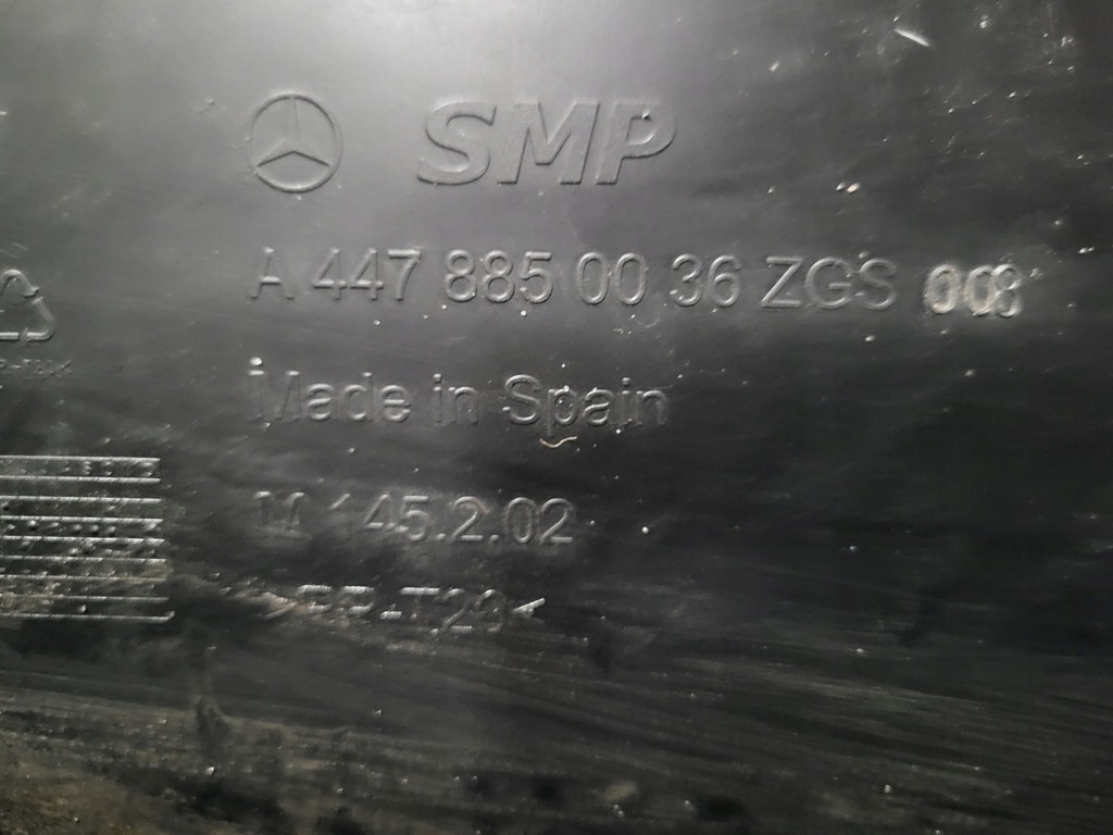 фото №11, Mercedes vito viano v klasa 447 захист нижня бампера передній перед