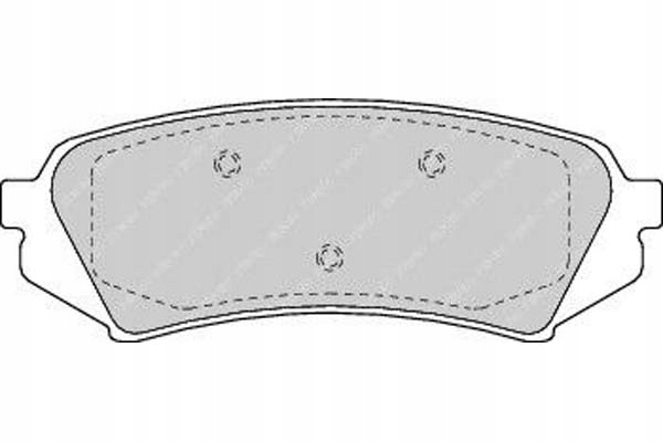 фото №1, Ferodo комплект гальмівних колодок ham. задня lexus lx