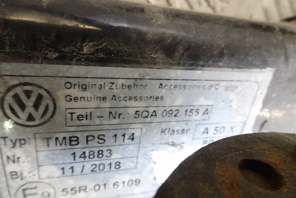 фото №6, Vw touran iii 5ta - hak буксировочный 5qa092155a