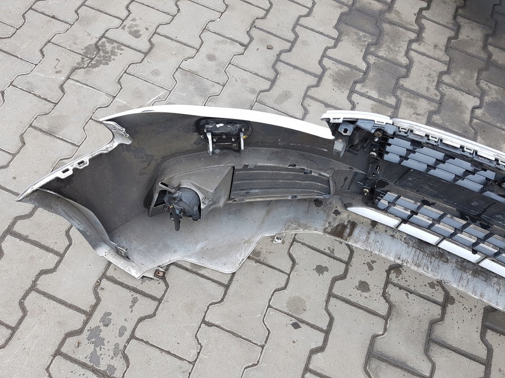 фото №13, Audi a4 b8 08-11r бампер перед передній решітка радіатора