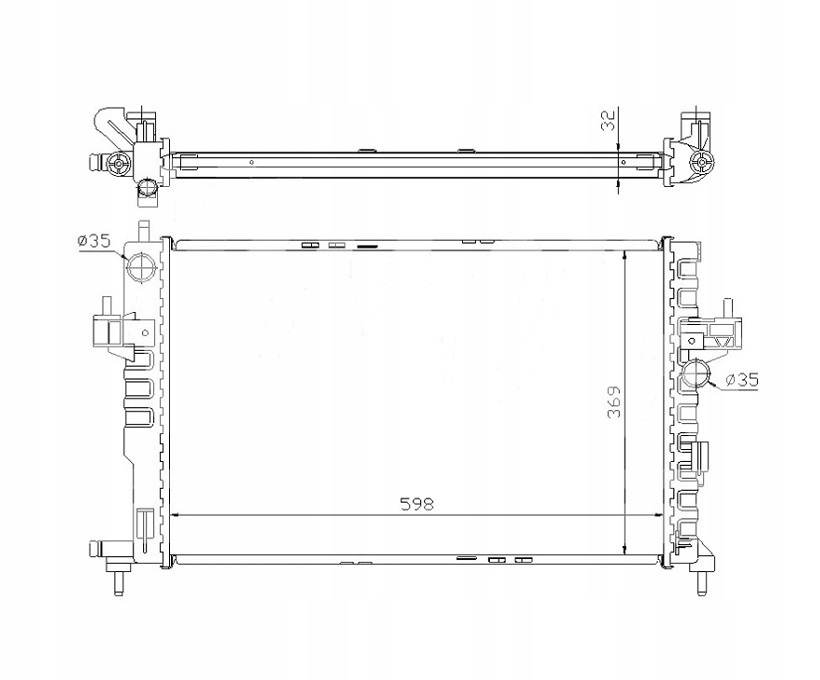 фото №1, Радіатор opel corsa c 00- 9196694