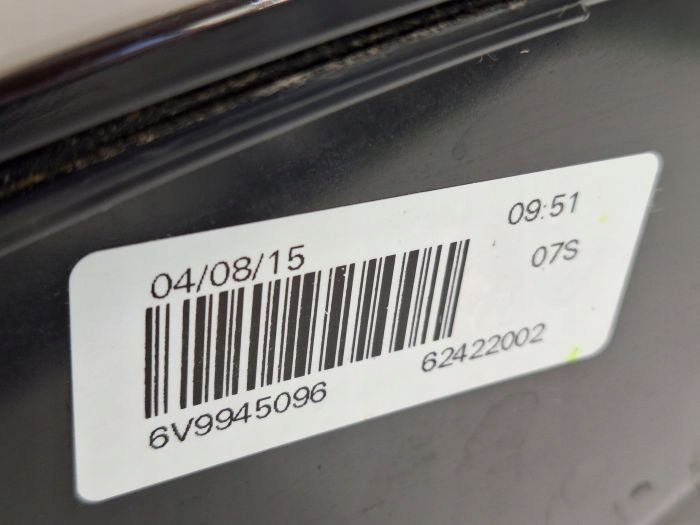 фото №9, Skoda fabia iii 3 kombi 6v9 2014-2019 лампа задняя задняя правая 6v9945096