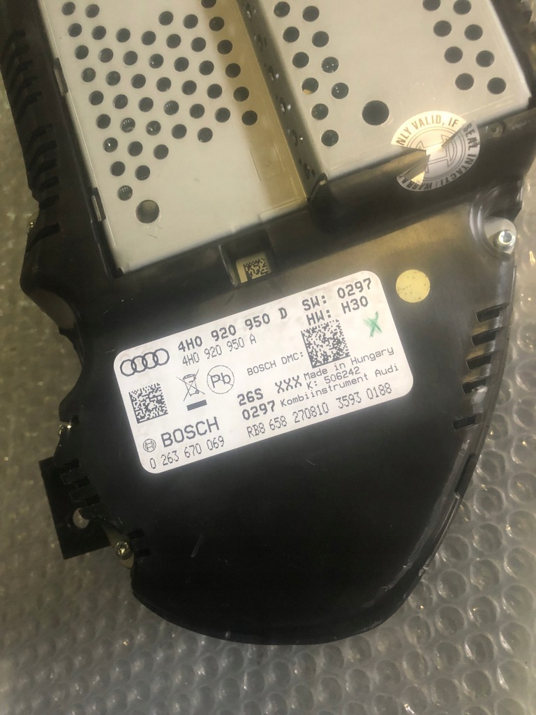 фото №8, Audi a8 4h0920950 лічильник приладова панель прилади anglik