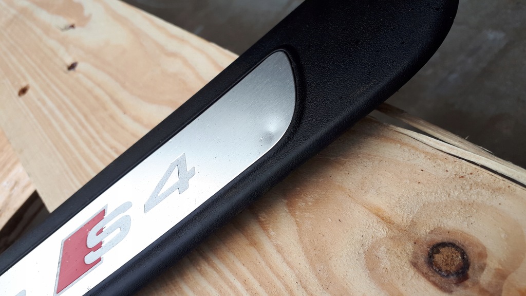 фото №5, S4 b8 lift накладки пороговые sline накладки na пороги