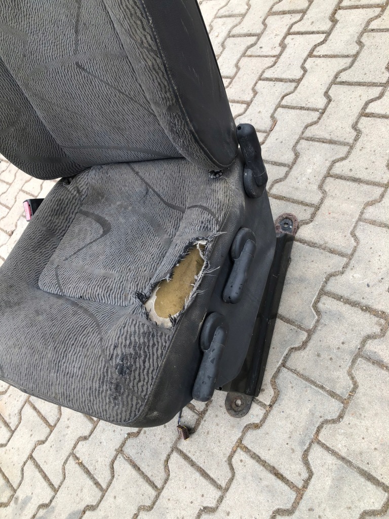 фото №4, Сиденье левый renault master ii opel movano одиночное