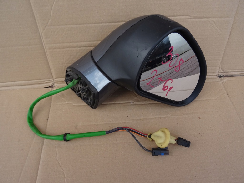 фото №1, Peugeot 308 зеркало правое 2+6