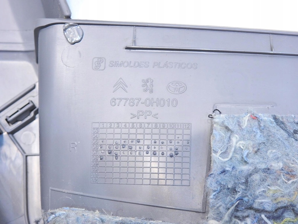 фото №12, Обивка дверь правый задняя toyota aygo i