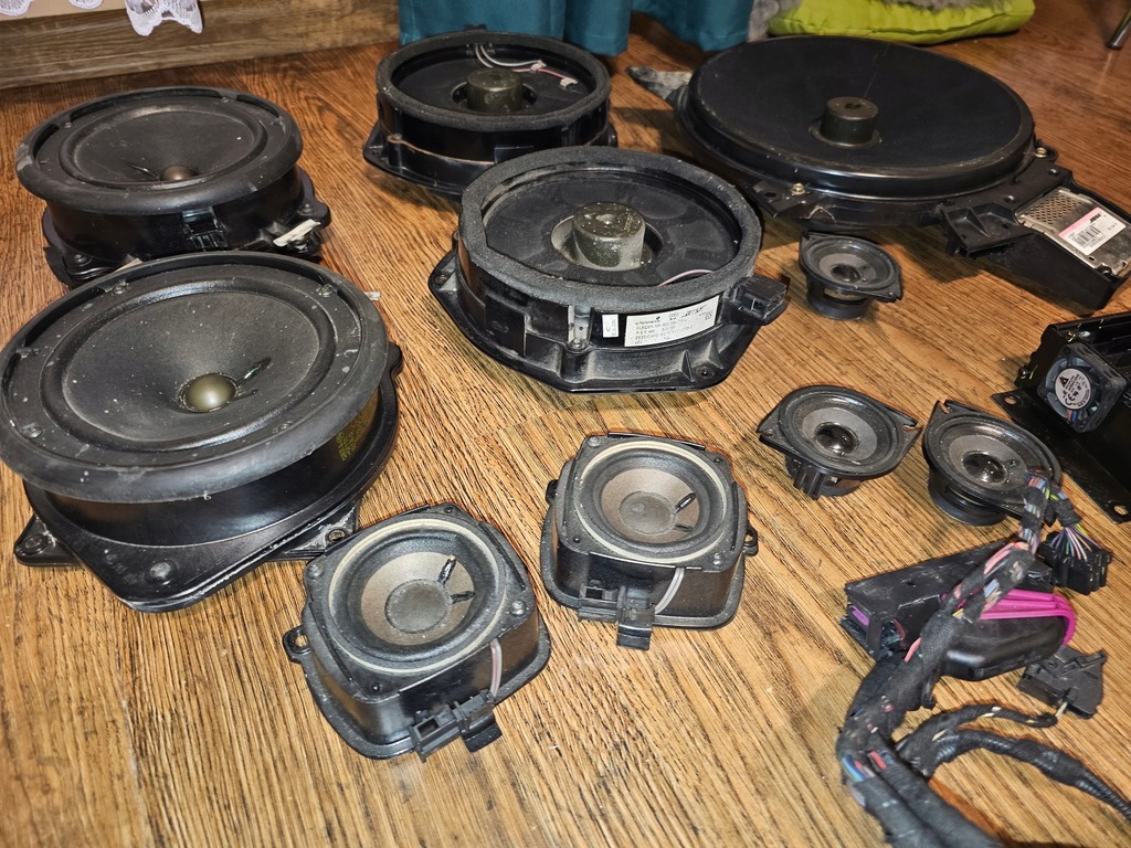 фото №11, Audi a8 d3 4e0 lift набор аудиосистема bose kpl.