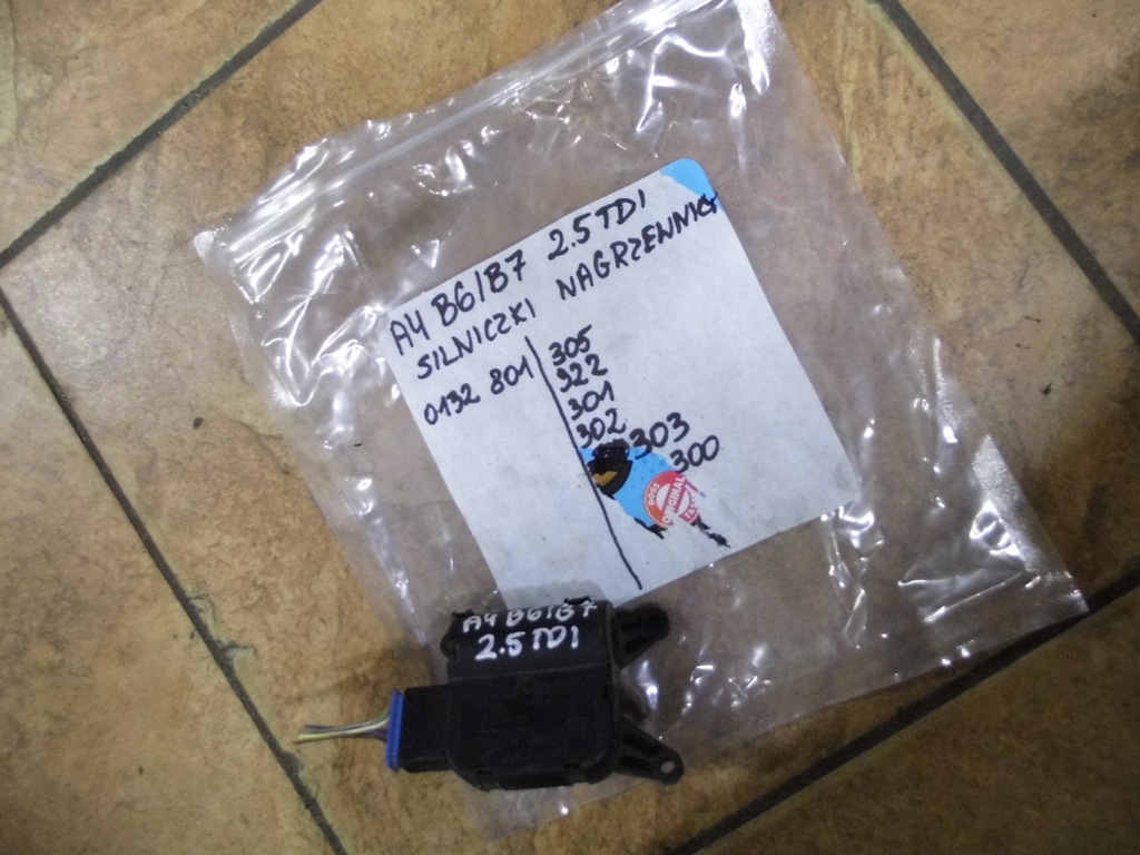 фото №5, Audi a4 b6 b7 2.5tdi моторчик обігрівача 0132801305