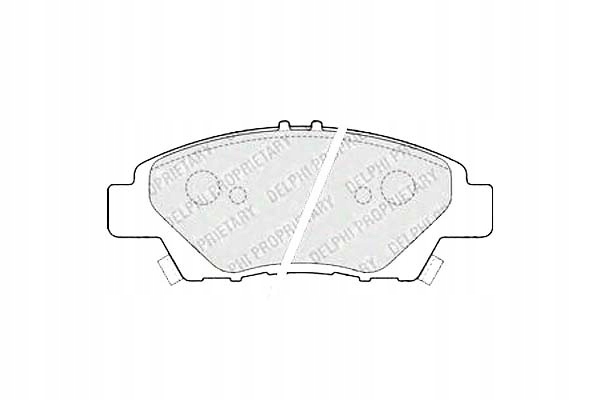 фото №1, Delphi тормозные колодки тормозные honda city civic viii cr-z