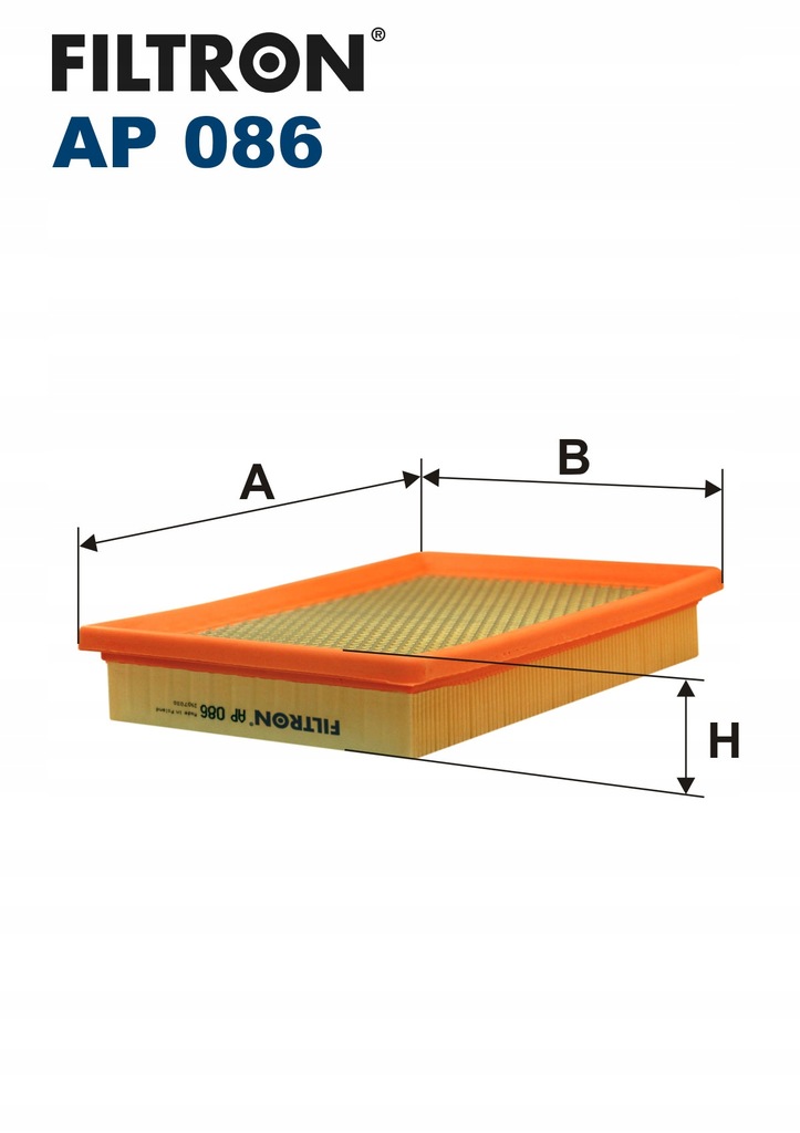 фото №8, Фильтр воздуха filtron ap086