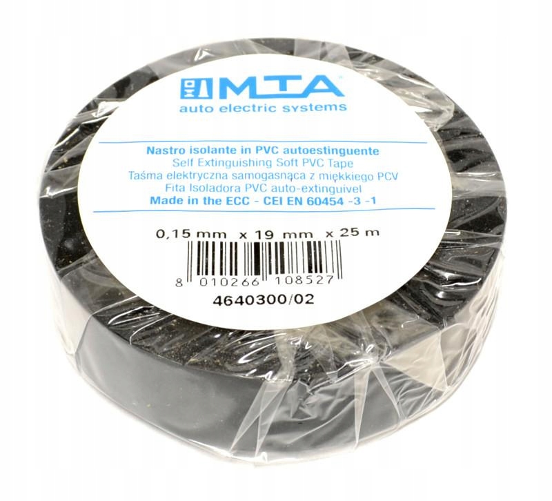 фото №1, Стрічка mta pcv 19mm 25m pakowana