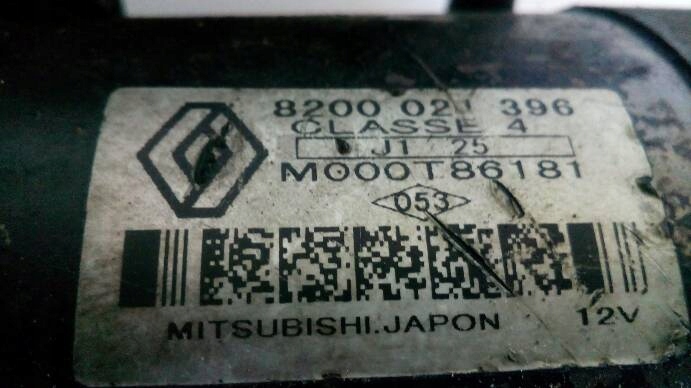 фото №9, Стартер renault kangoo i clio megane m000t86181