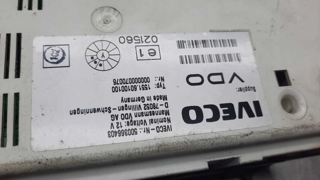 фото №16, Лічильник прилади 500366403 iveco daily 99-06r