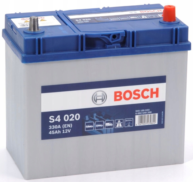 фото №1, Аккумулятор bosch 12v 45ah/330a s4020