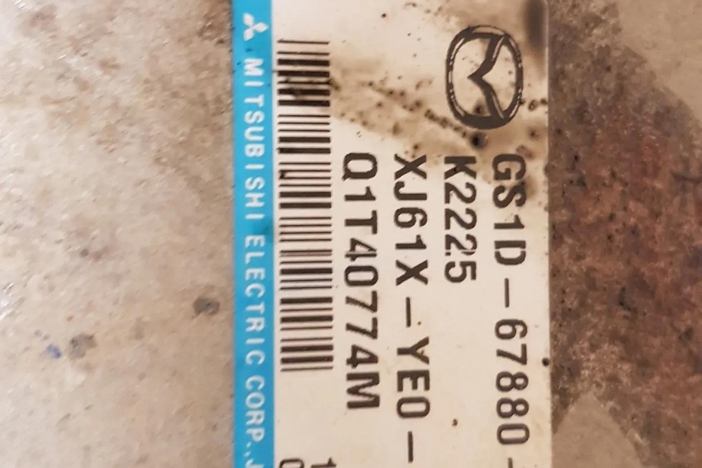 фото №1, Бортовой компьютер двигателя ecu mazda 6 хэтчбек gh gs1d67880h 2.2l дизель 95kw