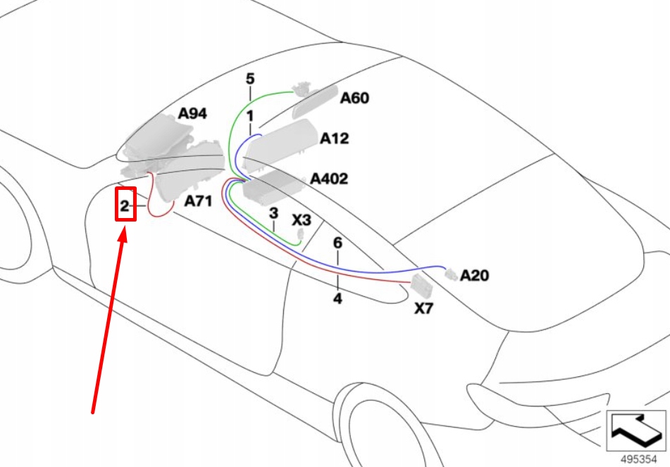 Купити Bmw g15 інструкція. cluster/head-up дисплей hsd кабель 61118800599 8800599