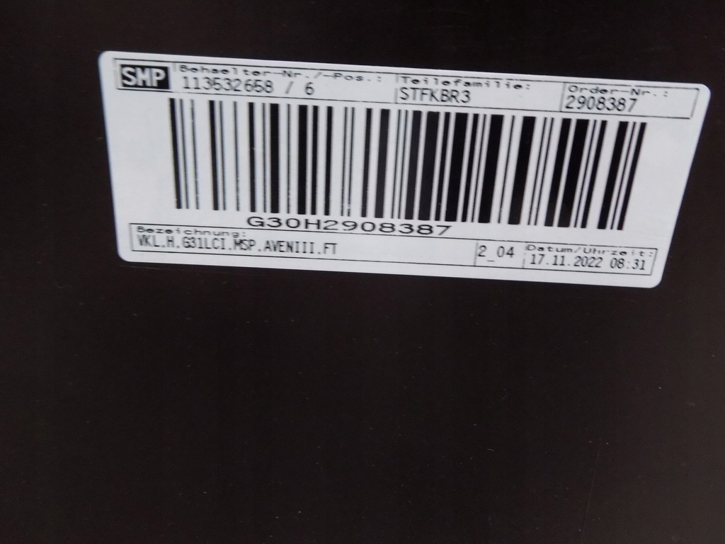 фото №10, Bmw 5 g31 бампер задній задня 6pdc m-pak lci aveni