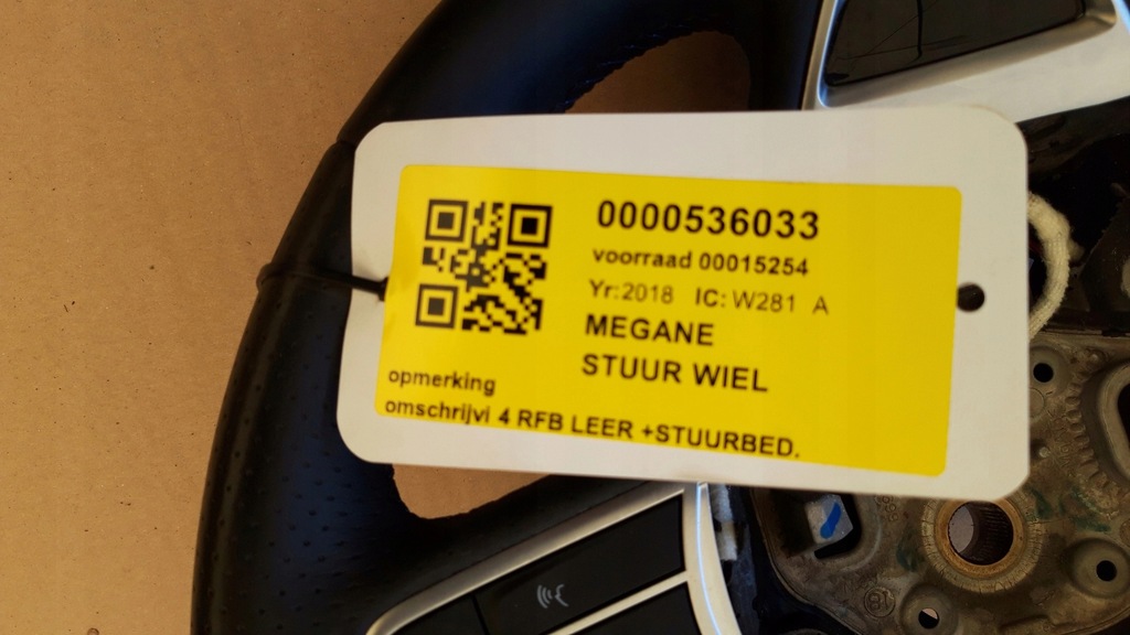 фото №6, Повітропровід шкіра renault megane iv scenic iv niebieska nic