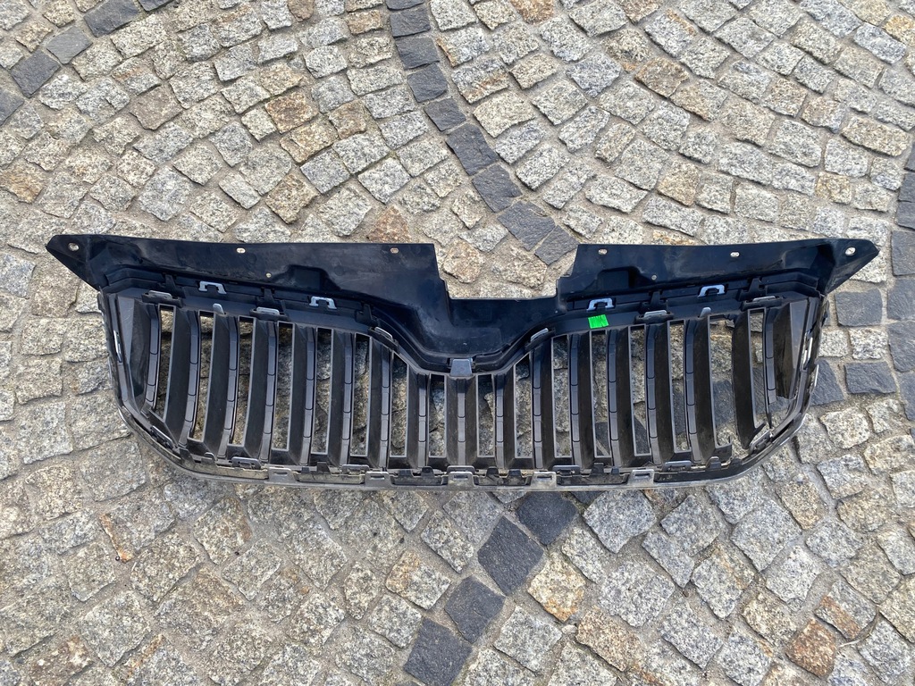 фото №9, Skoda yeti 5l рамка хром решётка радиатора перед 5l0853343 оригинал