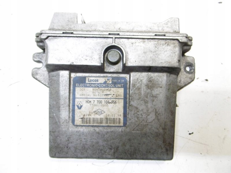 фото №1, Clio ii бортовий комп'ютер двигуна 1,9d hom7700104956