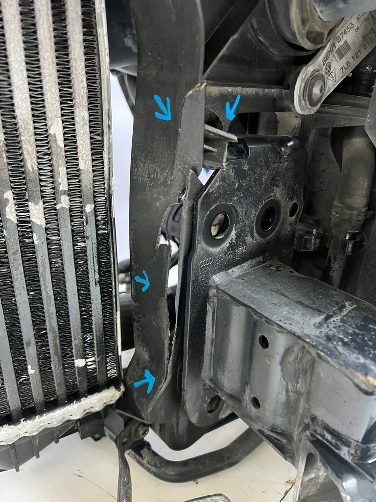 фото №10, Pas передний радиатор audi q7 4l 3.0tdi