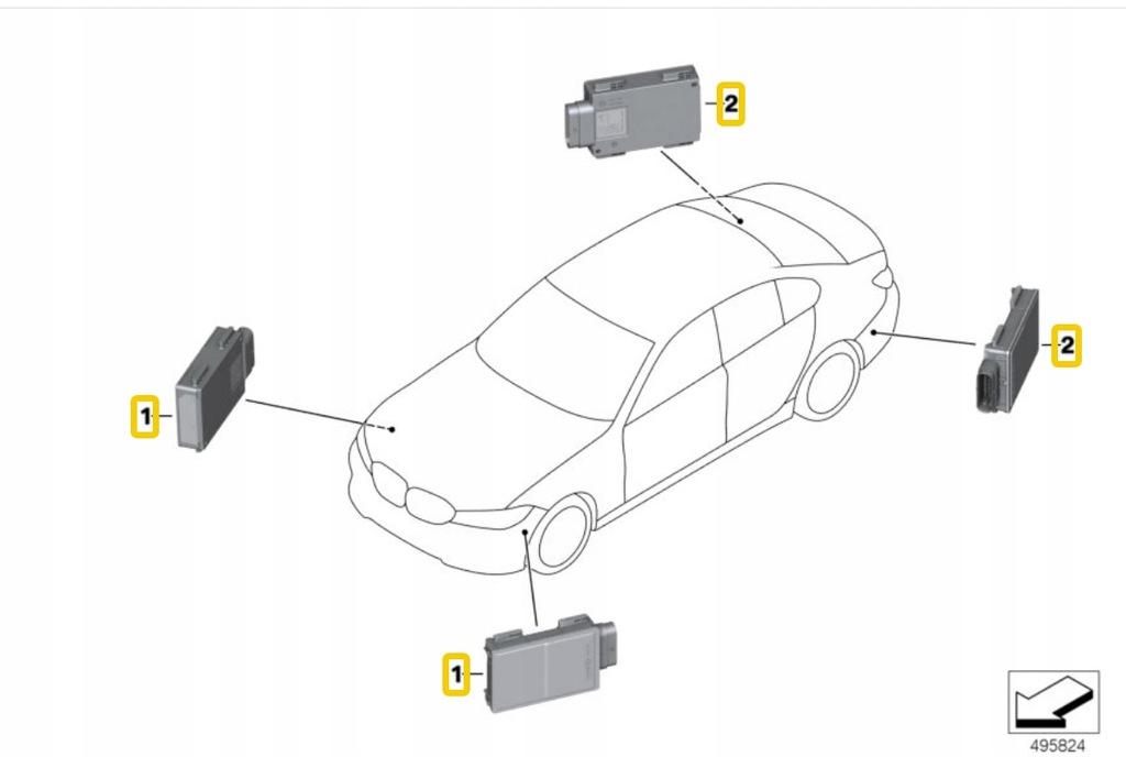 фото №7, Радар bmw 66326895290 66326892839 6895290 6892839
