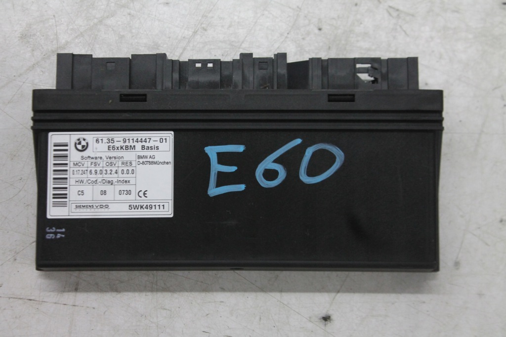 фото №1, Модуль комфорту 9114447 bmw e60 e61 03-10
