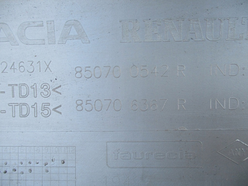 фото №8, Dacia duster ii спойлер накладка бампер задня